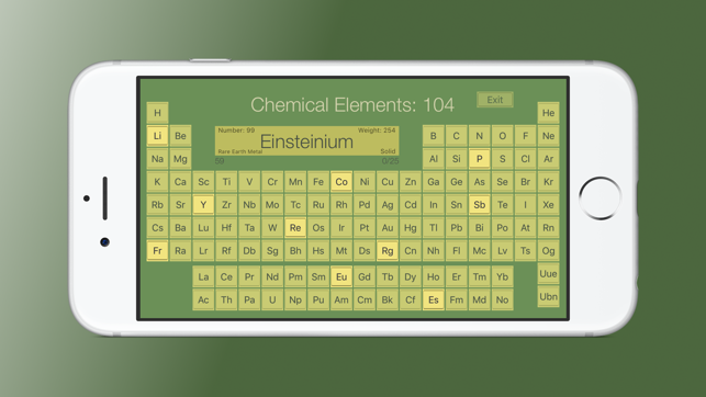 Chemical Elements Trainer