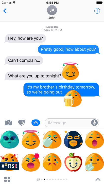 Emoji Sticker Set