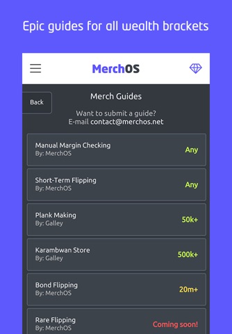 MerchOS screenshot 2