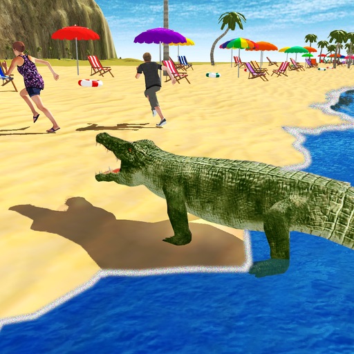 Angry Crocodile Attack Sim 3D icon