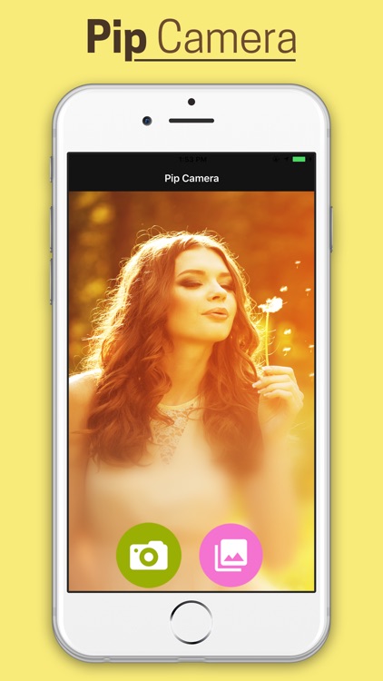 Pip Photo Effect With Blur Background