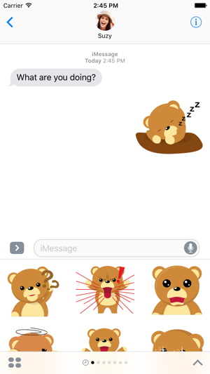 Cuddle Teddy Bear Stickers(圖1)-速報App