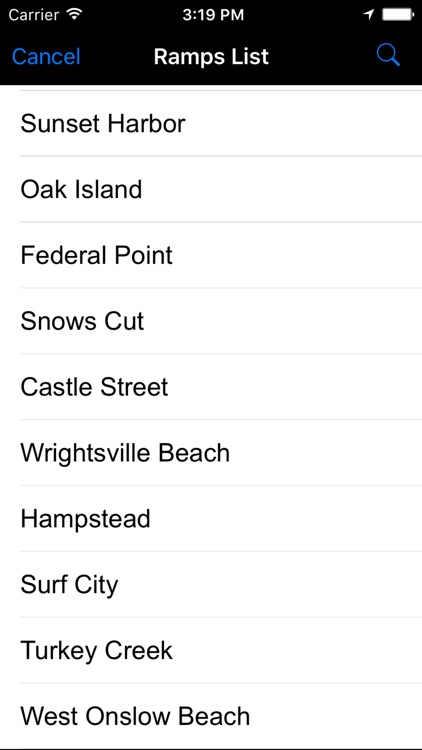 North Carolina: Salt Water Boat Ramps