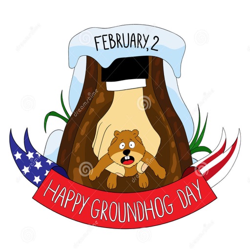 Groundhog Day Cute Stickers icon