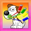 Coloring Game Little Dog For Kids