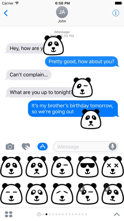 Panda Emoji Stickers