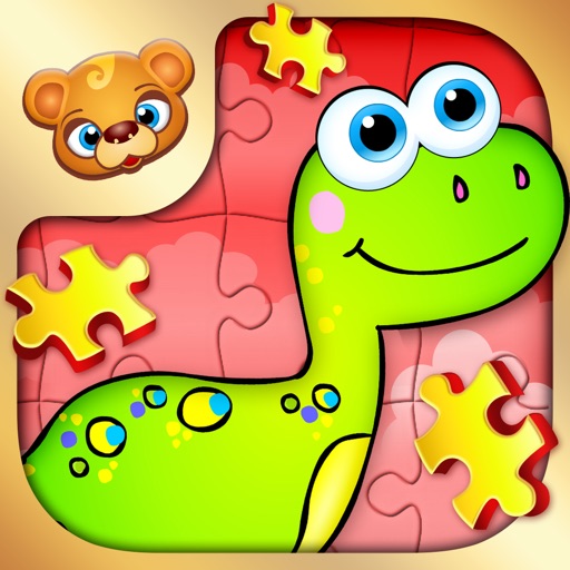 123 Kids Fun PUZZLE RED - Top Slide Puzzle Games icon