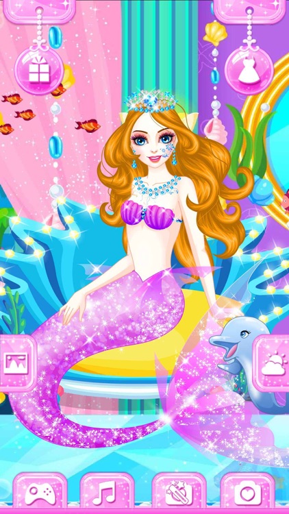 Glamorous Mermaid Princess-Girl games