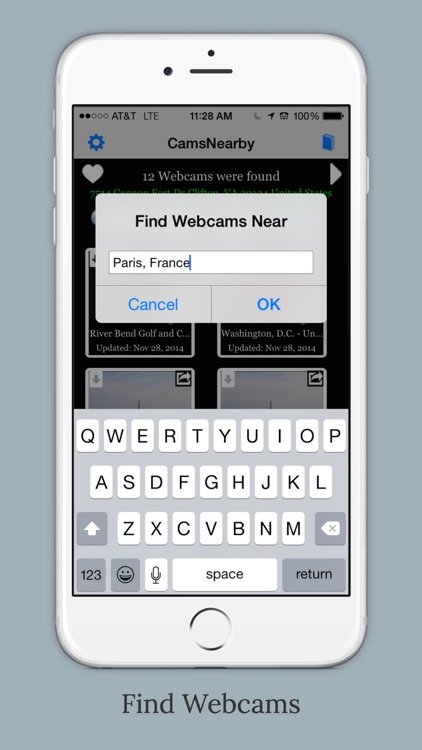 CamsNearby - Shows live webcams near your current location