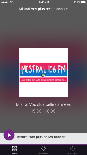 Mistral Vos plus belles annees