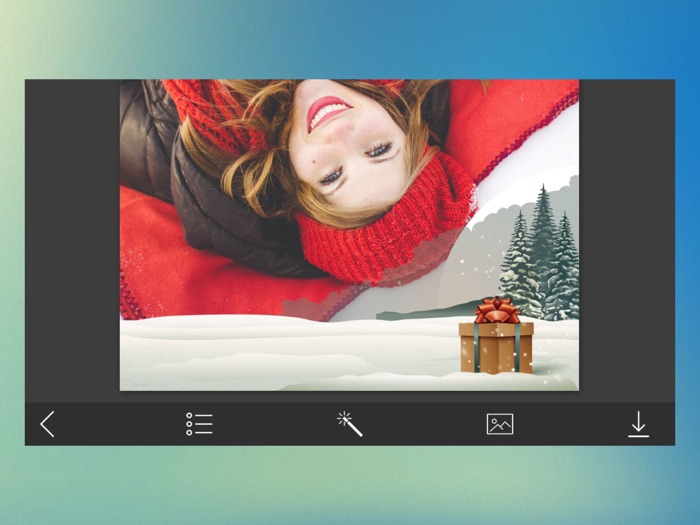 Christmas Special Photo Frame - Frame editor