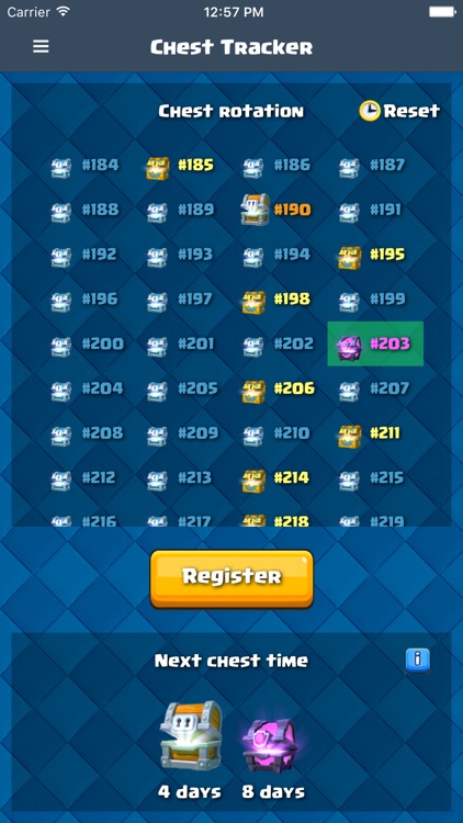 Chest Tracker