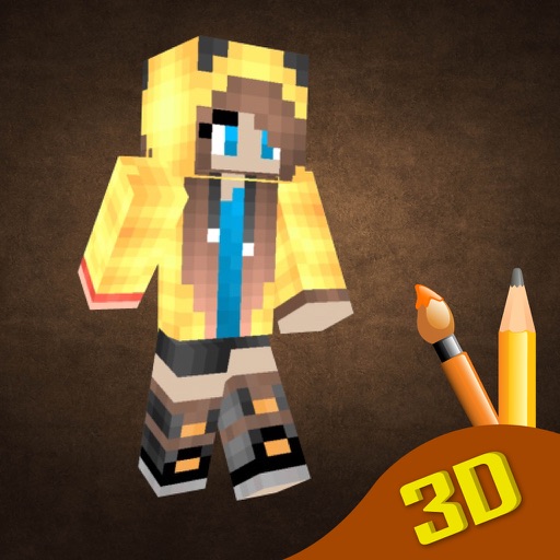 3D Girl Skin Editor For Minecraft PE+PC icon