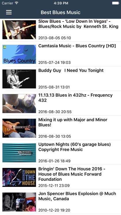 Blues Music Pro - Radio, Blues Songs & Festival News screenshot-3