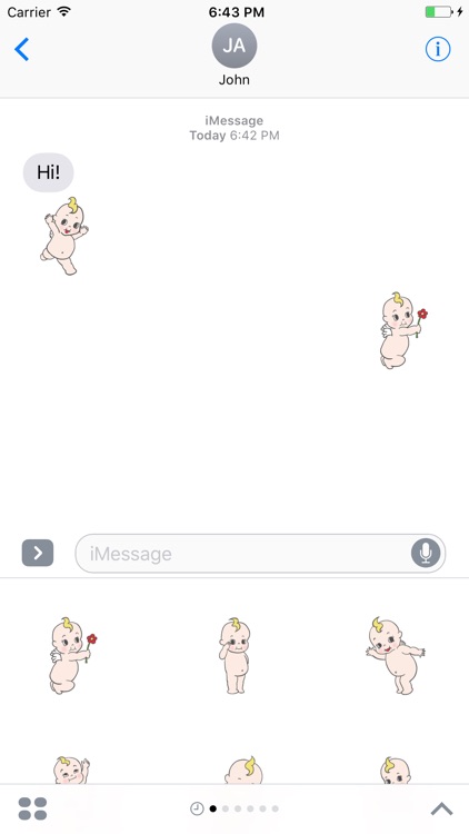 Baby Angel Cute Sticker screenshot-3