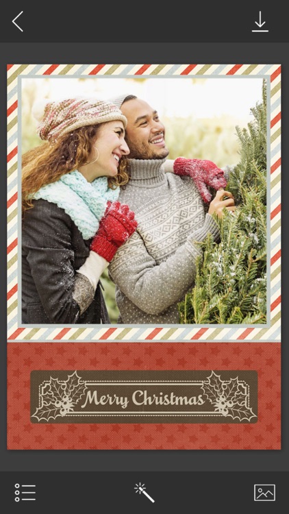 Holiday Christmas Frame - Instant pic frames