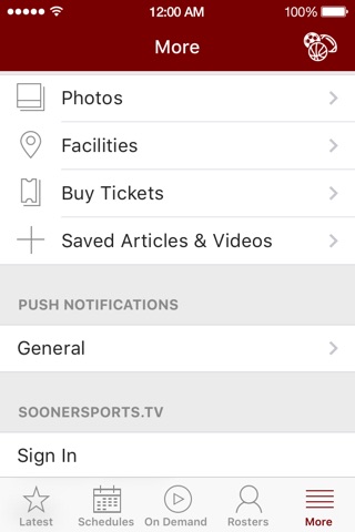 SoonerSports2Go screenshot 4