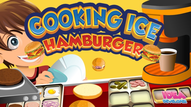 Cooking Hamburger Ice - Games Maker Food Burger