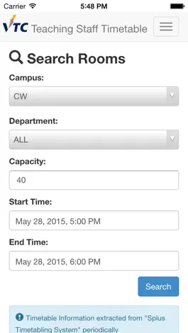 Game screenshot VTC Teaching Staff Timetable hack