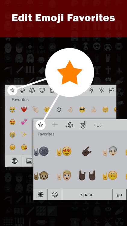 Heavy Metal Emoji Keyboard - Special Emojis App screenshot-3