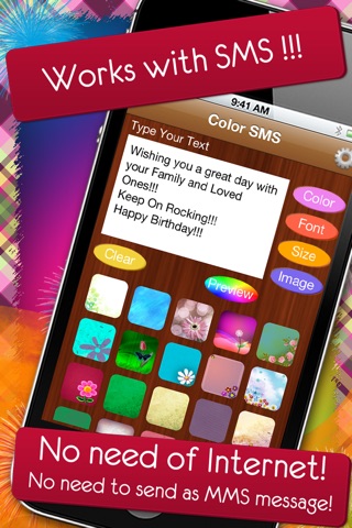 Color SMS - Send Text Messages, Fun for iMessage screenshot 2