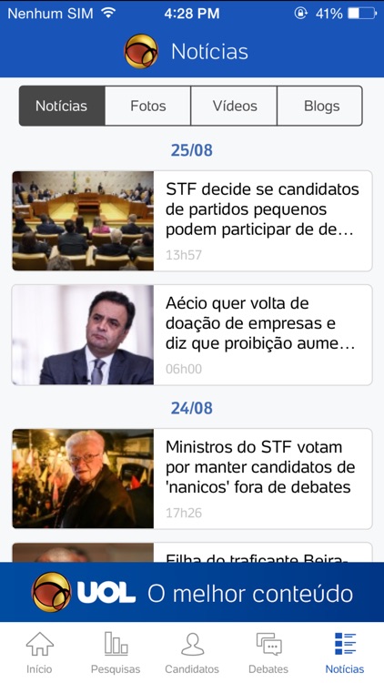 UOL Eleições 2016 - Candidatos e apuração de votos screenshot-3