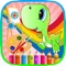 *** Dinosaur Game : Learn to Draw and Play with Dinosaurs Colouring Book***