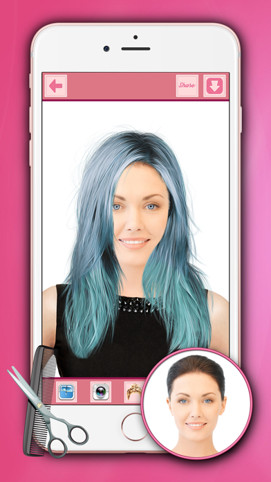 How to cancel & delete HairStyle Makeover For Girls - Hair Salon Editor from iphone & ipad 3