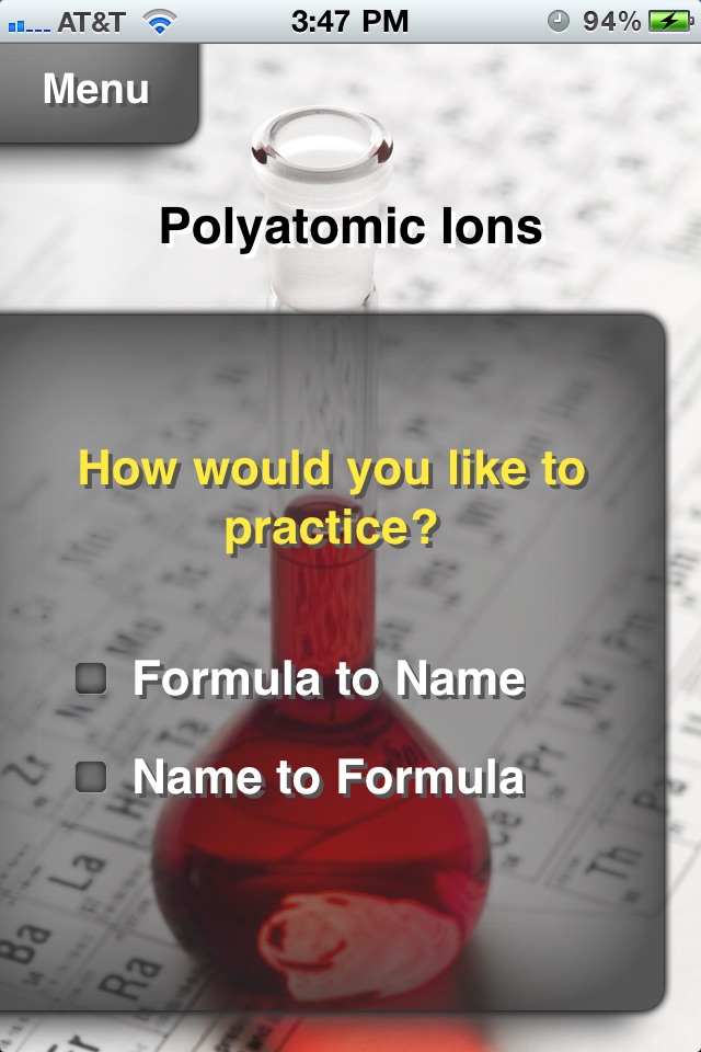 Chemistry Formula Practice Free screenshot 2