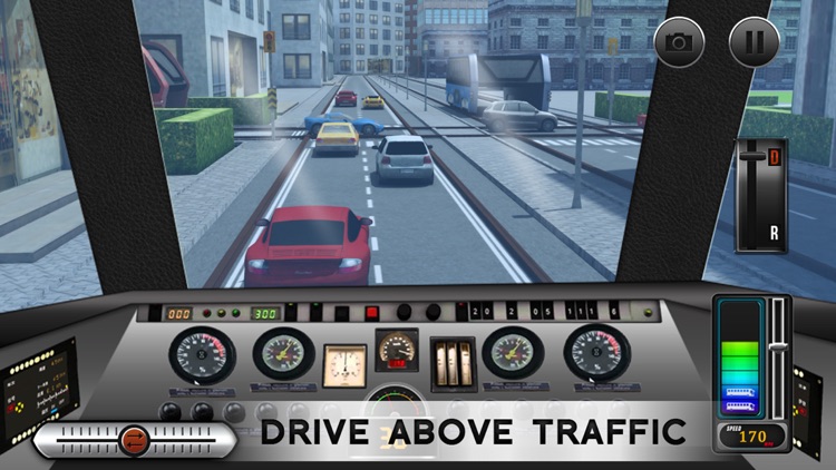 China City Elevated Bus Driving 3D Simulator Game screenshot-3