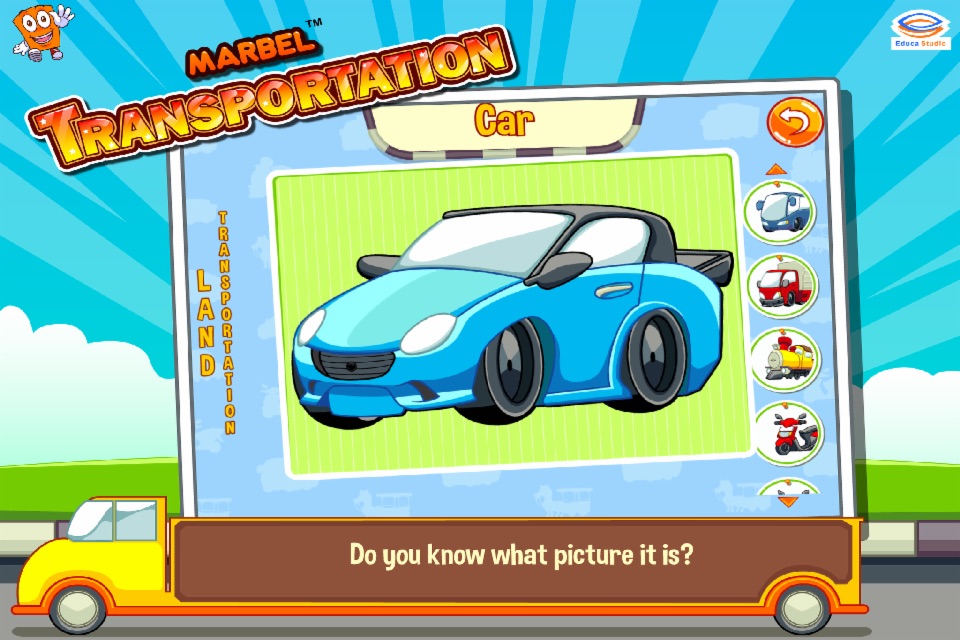Marbel Transportation Free Edu Games screenshot 3
