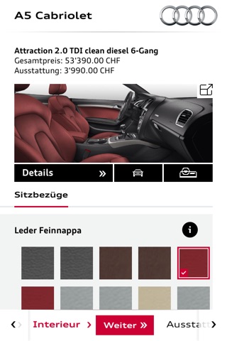 Audi Configurator CH screenshot 4