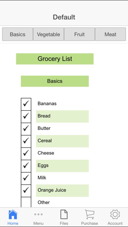 Shopping Lists App