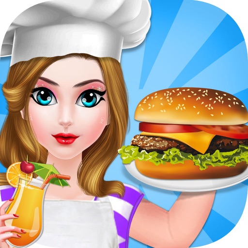 Cooking Mom Fever - how to make burgers icon