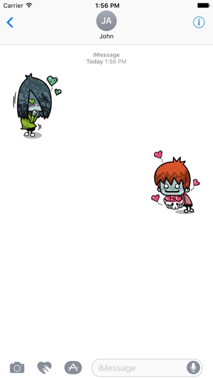 Zombie Sticker for iMessage screenshot-4