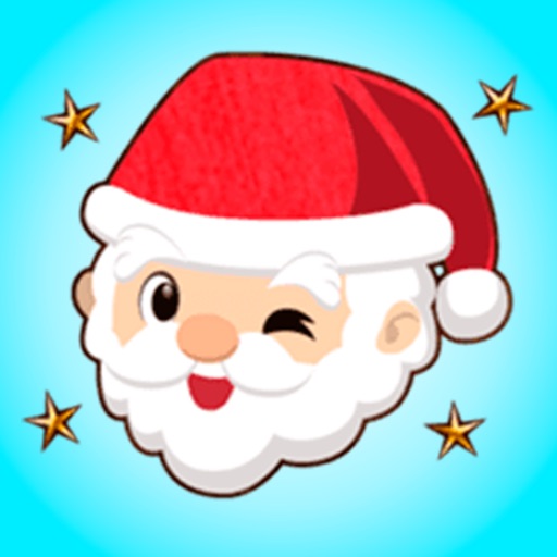 Santa and Kids! Christmas Stickers! icon