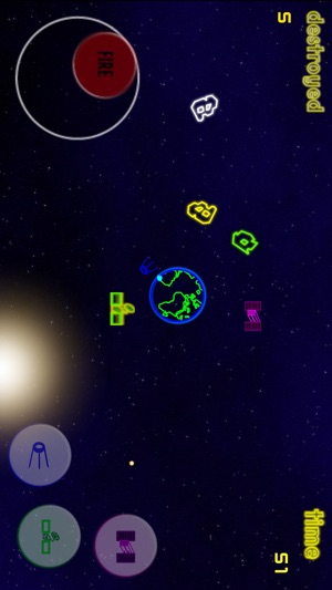 Neon Asteroids Attack(圖2)-速報App