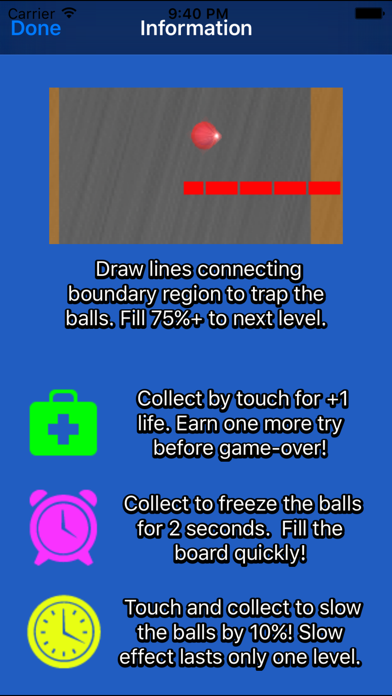 How to cancel & delete Super Jezzball Touch Free - Retro Ball Puzzle Game from iphone & ipad 2