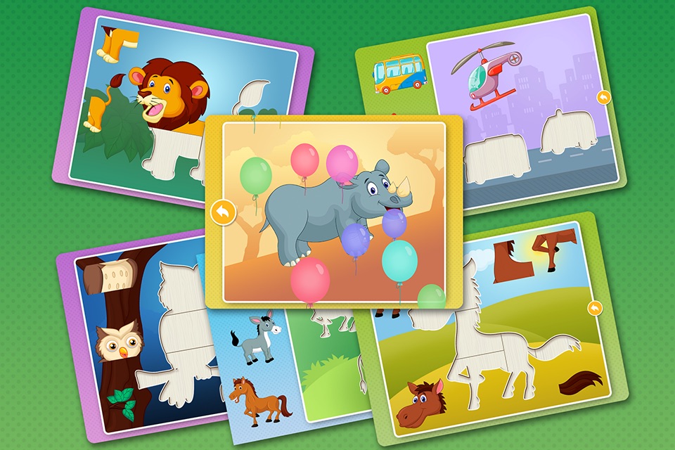 Animal Puzzle Games: Kids & Toddlers Learning Free screenshot 3