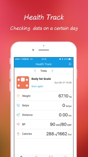 HealthTrack—Watch your body everytime