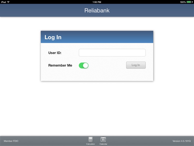 Reliabank Dakota for iPad