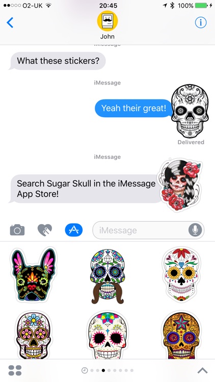 Sugar Skull Stickers Pack 1