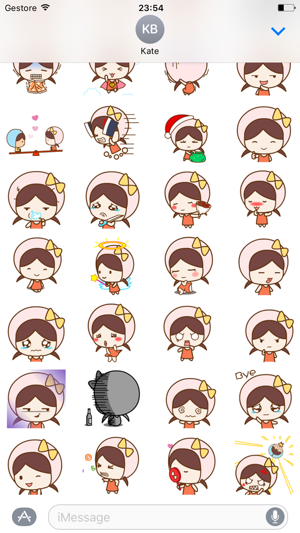 Little Girl - Animated Stickers And Emoticons(圖4)-速報App