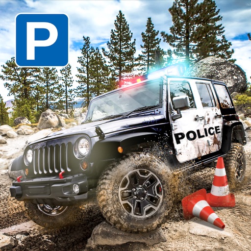 4x4 Offroad Police Car Parking Chase  3D Simulator iOS App