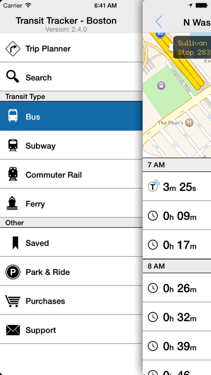 Transit Tracker - Boston (MBTA)