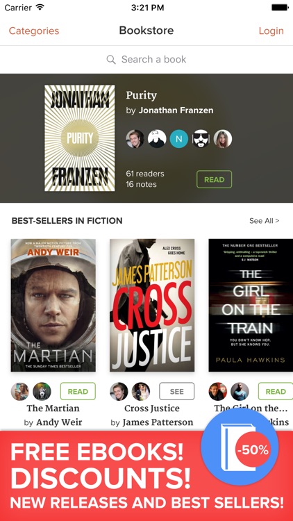Glose - social eBook Reader & Free ebooks screenshot-0