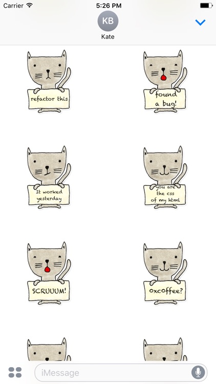 Developer iMessage stickers