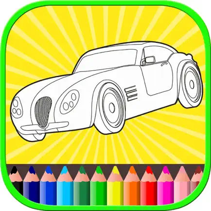 Car Coloring Book For Toddler Kids Paint and Color Cheats