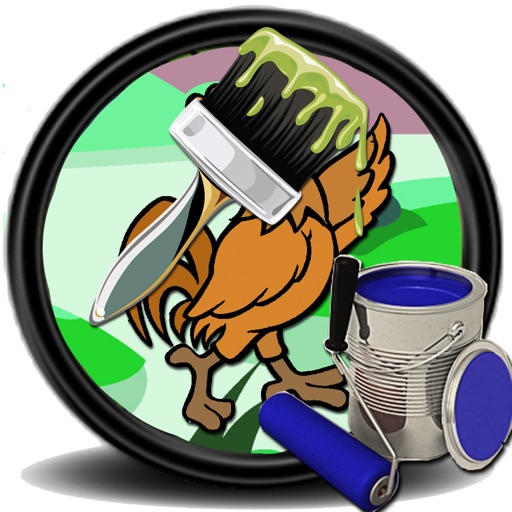 Paint Games Chicken Version iOS App