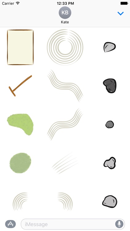 Zen Garden sticker maker - stickers for iMessage